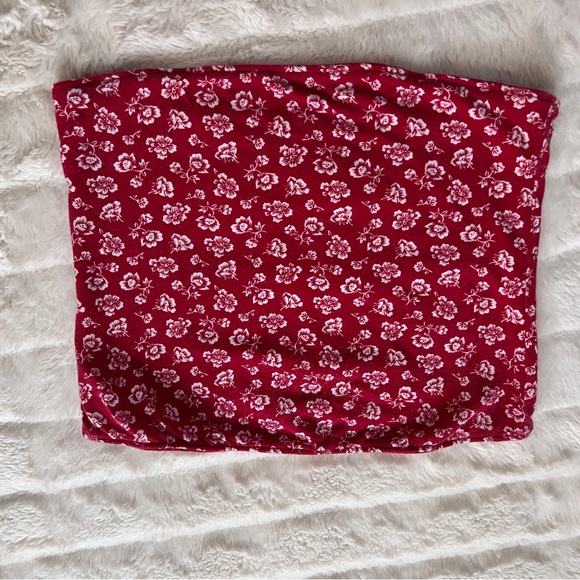 Hollister red reversible tube top - Picture 5 of 7